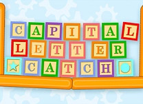 Collect capital letters to spell common three-letter words.