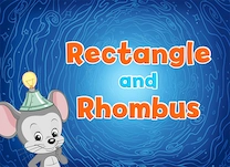 Test your ability to recognize rectangles and rhombuses (diamonds).