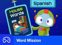 details of game - Spanish Word Mission: House Words