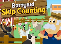 Count by 5s on a hundred chart to help a farmer count the animals he is taking to the county fair.