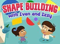 Use 2D shapes to build plants and animals with Ivan and Izzy.