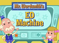 Help Mr. Wordsmith and Nelly test the ED Machine by choosing the correct spelling of past-tense words that end in <span class="aofl-italics">-ed</span>.