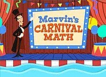 Marvin the Magician presents a carnival game that demonstrates how adding numerals in a different order results in the same sum.