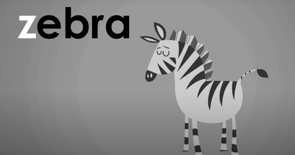 Zebra starts with the letter Z! Black and white zebra from ABCmouse letter Z song. 