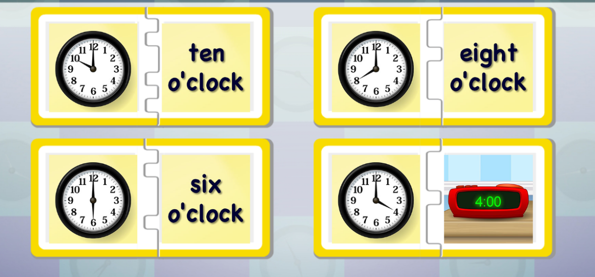 What time is it math game on ABCmouse.com