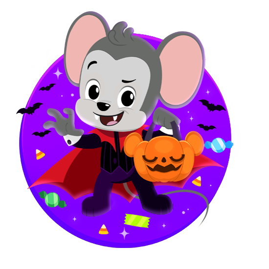 ABCmouse as a  colorful vampire 2.0 Art.