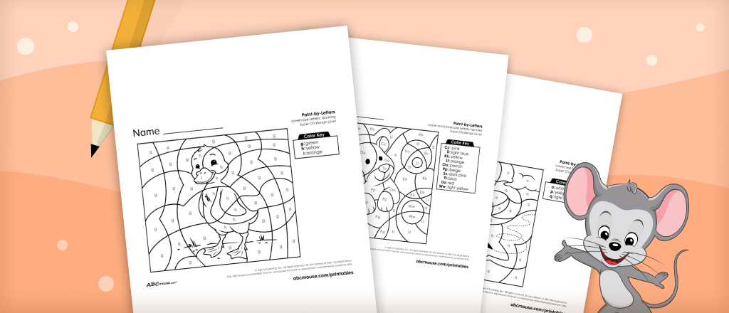 Color by Letter Worksheets for Kindergarteners (Free PDF Printables) 