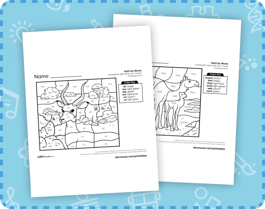 Mapping words to color