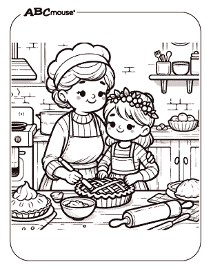 Free Cooking Coloring Pages for Kids