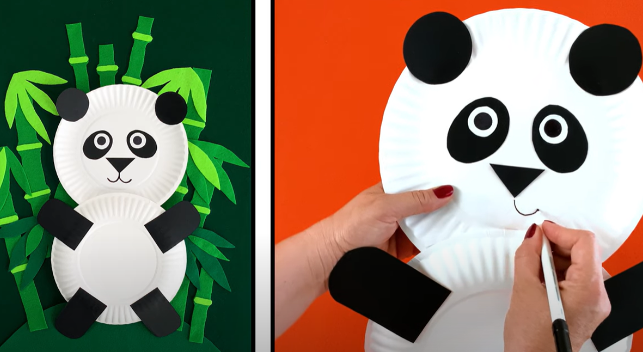 Learn How to Create a Paper Plate Panda ABCmouse