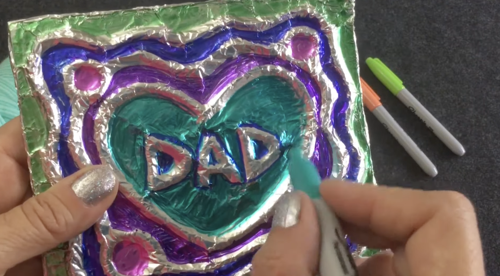 Embossed Foil Art: A Shiny DIY Adventure for Kids