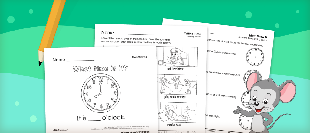 Telling Time Worksheets