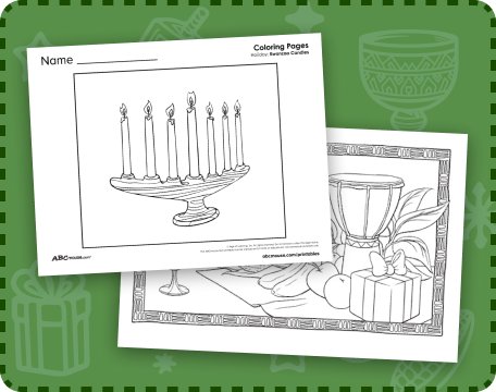 Free printable Kwanzaa coloring pages for kids from ABCmouse.com.