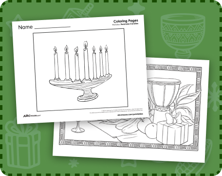 Free printable Kwanzaa coloring pages for kids from ABCmouse.com