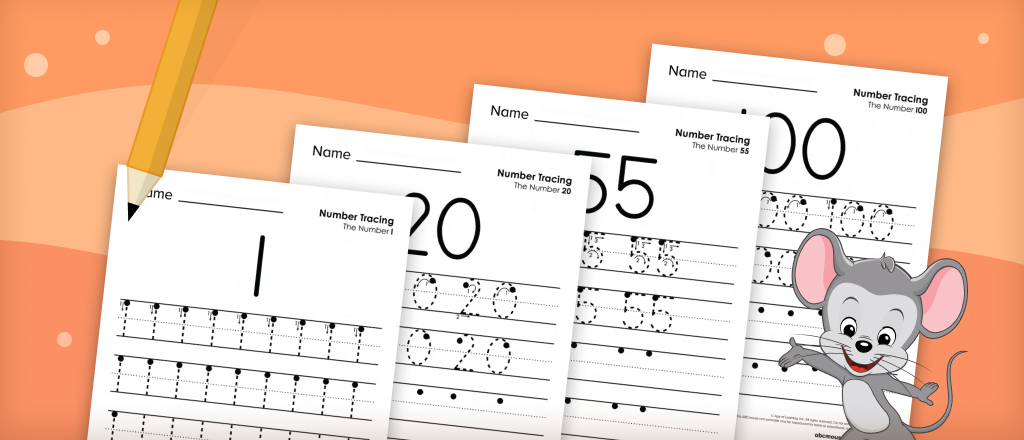 Number Tracing Worksheets