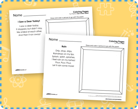 Free printable Reading Comprehension Worksheets Kindergarten: Read and Draw
