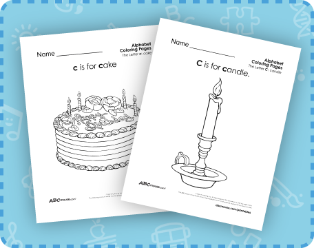 Free printable letter C worksheets from ABCmouse.com. 