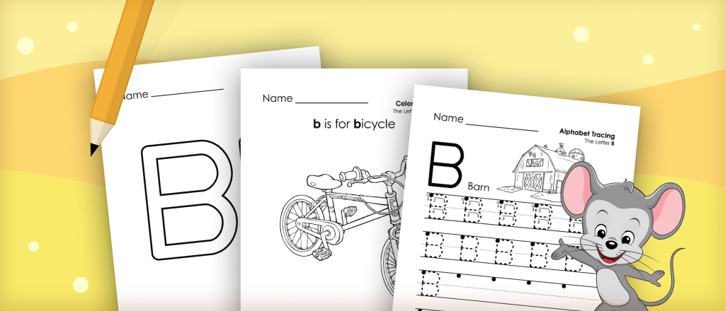 Free printable letter B worksheets from ABCmouse.com. 