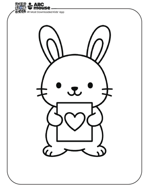 Free printable Valentine's Day coloring page.