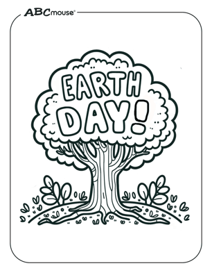 Earth day free printable earth day coloring page. 