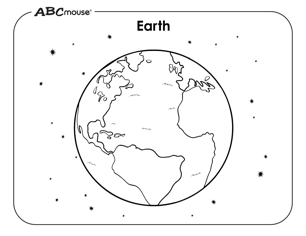 Earth free printable earth day coloring page. 