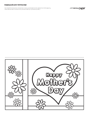 Free printable mother's day card from ABCmouse.com. 