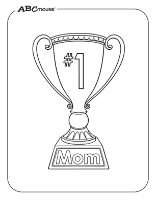 Free printable mother's day coloring page from ABCmouse.com. 