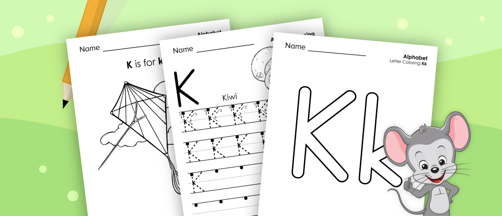 Free letter K printable worksheets from ABCmouse.com. 