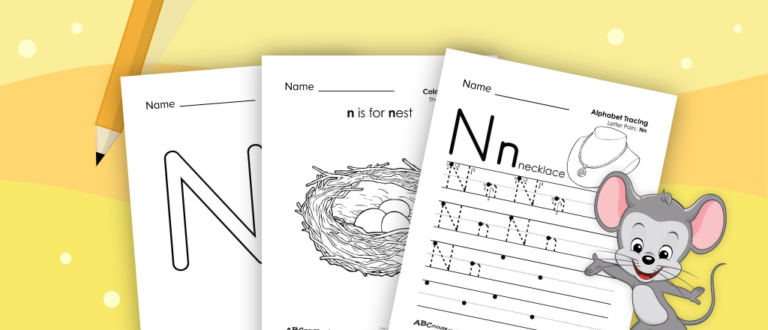 Free Printable Letter N Worksheets | ABCmouse