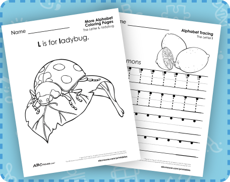 Free printable letter L worksheets from ABCmouse.com. 