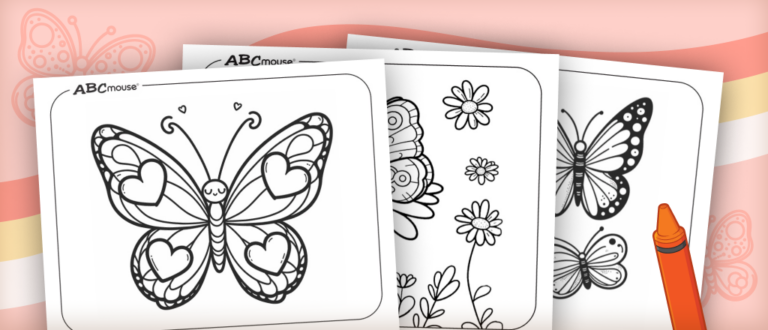 Butterfly Coloring Pages | ABCmouse