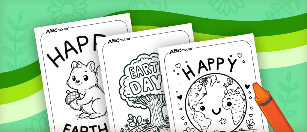 Free printable earth day coloring pages from ABCmouse.com.