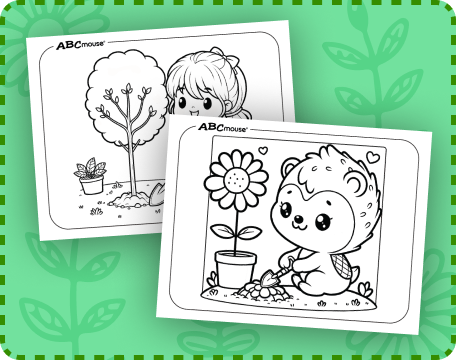 Free printable earth day coloring pages from ABCmouse.com.