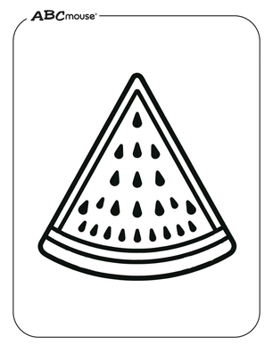 Free printable triangle coloring pages from ABCmouse.com. 