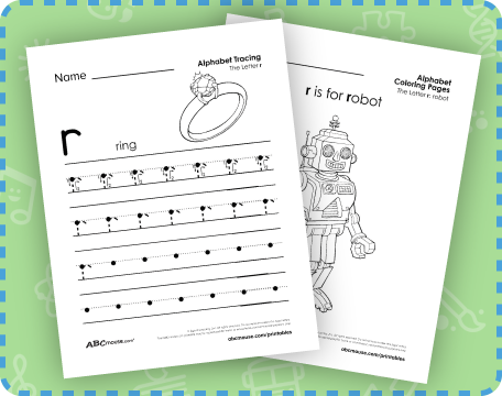Free printable letter R coloring pages and worksheets from ABCmouse.com. 