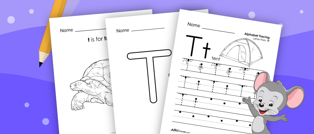 Letter T Worksheets