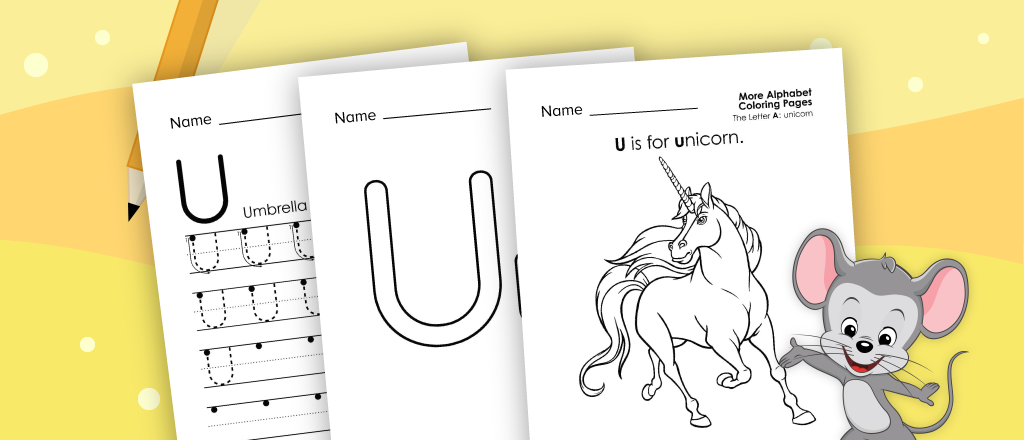 Free printable letter U worksheets from ABCmouse.com. 