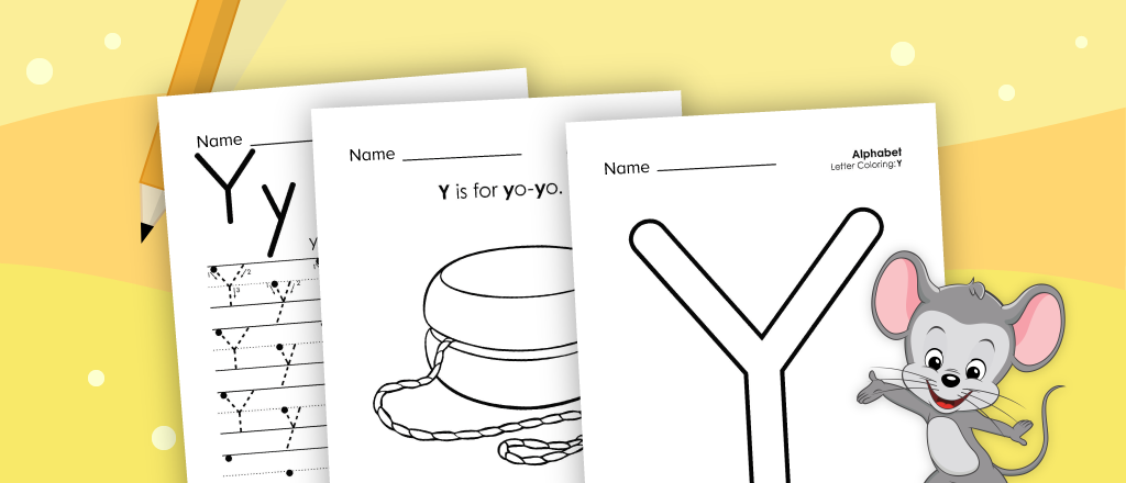 Letter Y Worksheets