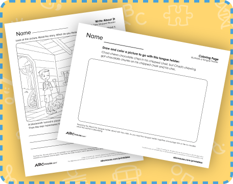 Free printable reading worksheets for first grade students. 