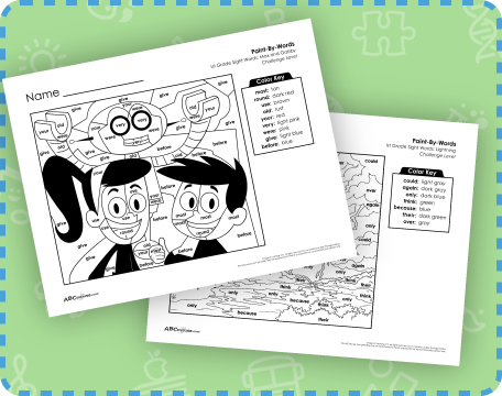 Free Challenge 1st grade sight word worksheets printable pdfs. 