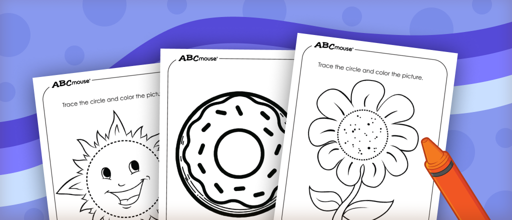 Circle Coloring Pages