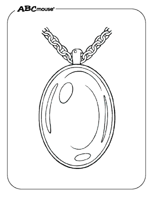 Free printable PDF oval coloring pages from ABCmouse.com. 