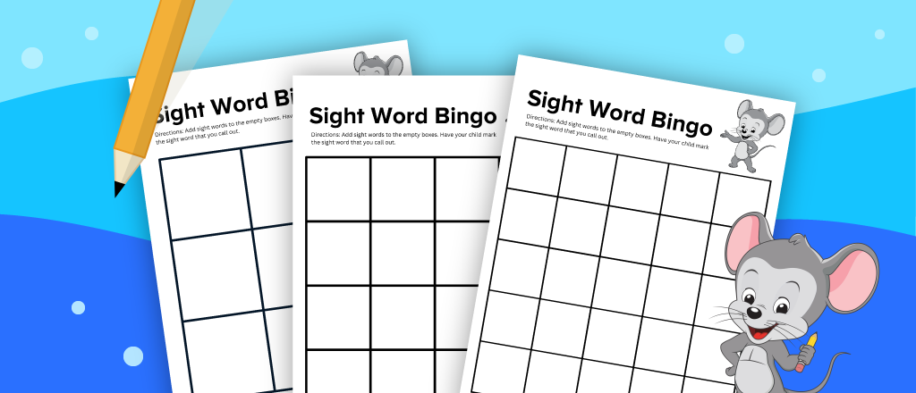 Sight Word Bingo Cards