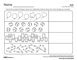 Free printable worksheets for kindergarten children from ABCmouse.com. 