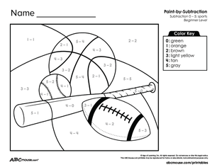 Free printable worksheets for kindergarten children from ABCmouse.com. 