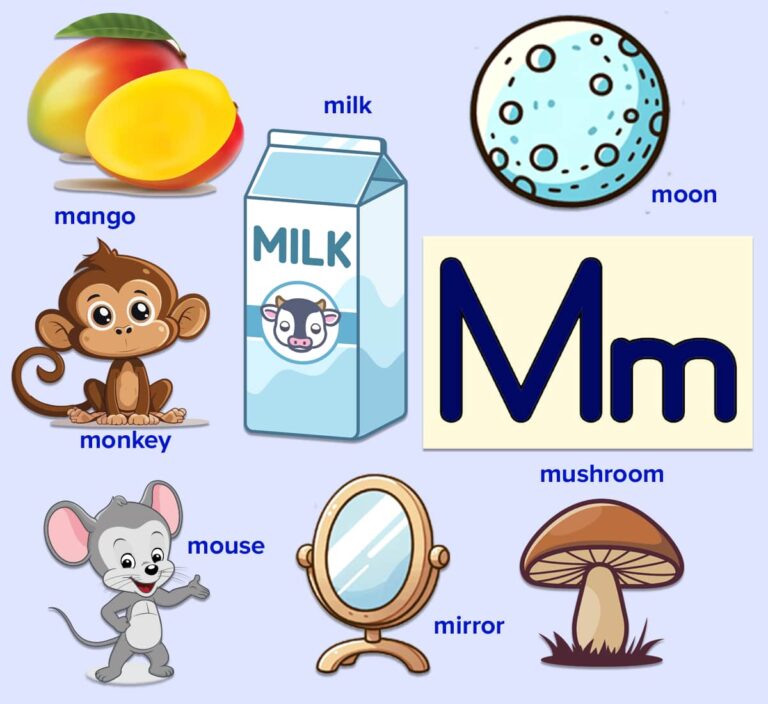 Letter M For Kids