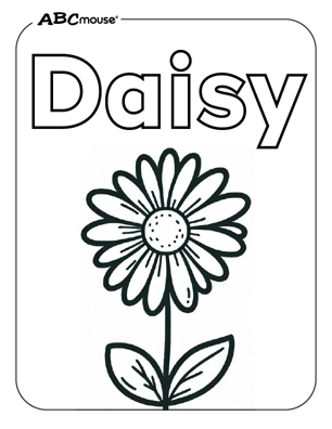 Free printable daisy flower pictures from ABCmouse.com. 