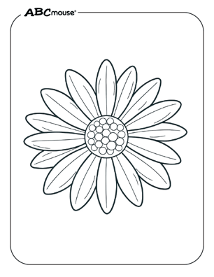 Free printable daisy flower pictures from ABCmouse.com. 