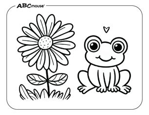 Free printable daisy flower pictures from ABCmouse.com. 