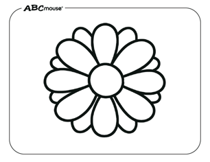 Free printable daisy flower pictures from ABCmouse.com. 